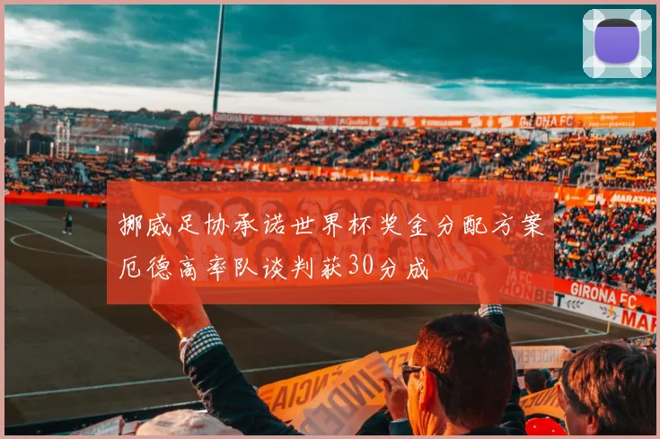 挪威足协承诺世界杯奖金分配方案厄德高率队谈判获30分成
